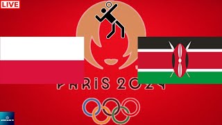 2024 PARIS OLYMPICS POLAND vs KENYA WOMEN’S VOLLEYBALL LIVE GAME CAST amp CHAT [upl. by Downey]