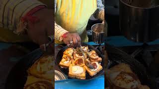 Famous egg bread toast  Indian street food [upl. by Appilihp469]