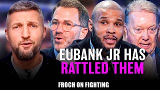 quotHe’s F PATHETIC” Carl Froch SLAMS Frank Warren and Eddie Hearn over Saudi Arabia criticism [upl. by Gilberta]