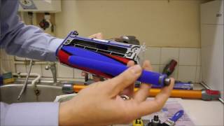 How to clean and maintain the Dyson V8 Cordless Vacuum Cleaner [upl. by Damick]