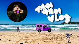 BTS VLOG Jung Kook l CAMPING VLOG [upl. by Ilwain]