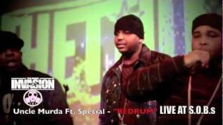 Live At SOBs UNCLE MURDA FT 38 Spesh  quotREDRUMquot [upl. by Aseefan]