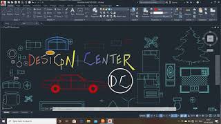 HOW TO USE DESIGN CENTER  ADCENTER COMMAND IN AUTOCAD  COMPLETE TUTORIAL  IN HINDI [upl. by Lonyer]