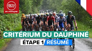 Critérium Du Dauphiné 2023 Résumé  Etape 1 [upl. by Nannerb]