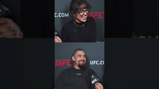 Robert Whittaker on his celebrity look alike LOL shorts ufc mma [upl. by Nimad857]