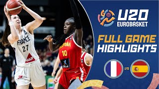 Final France 🇫🇷 vs Spain 🇪🇸  Extended Highlights  FIBA U20 Womens EuroBasket 2024 [upl. by Dlanar833]