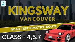 ICBC Kingsway Vancouver Practice Road Test  Demo Class 5 britishcolumbia [upl. by Anagrom]