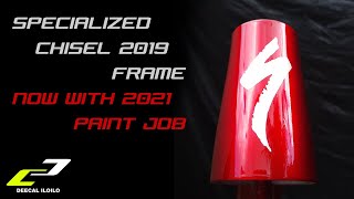 SPECIALIZED CHISEL bike frame repaint by Deecal Iloilo [upl. by Palm118]