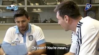 Sergio Agueros indepth interview with Leo Messi [upl. by Idnahc]