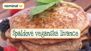 Špaldové veganské lívance [upl. by Eimmaj]