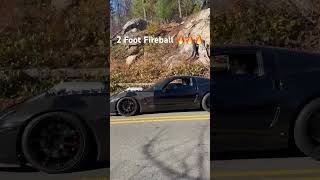 C6 Z06 Corvette Shoots 2 Foot Fireball 🔥🔥🔥🔥 [upl. by Reemas]