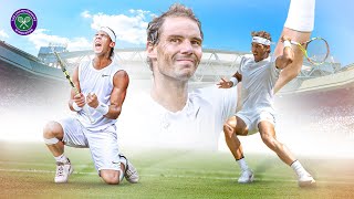 The Very Best of Rafael Nadal  Best Points at Wimbledon [upl. by Atinav]