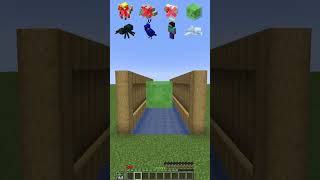 Water River vs Mob Abilities meme shorts minecraft [upl. by Haiel80]