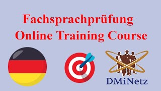 Fachsprachprüfung  Online Training Course [upl. by Kosel323]