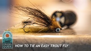 How To Tie An Easy Trout Spey Fly  Easy Skagit Fly  Trout Spey Streamer [upl. by Eugnimod]