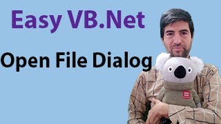 Open File Dialog in VBNet [upl. by Atirys]