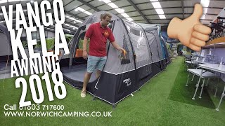 Vango Kela IV Drive Away Awning 2018 Review [upl. by Resneps863]