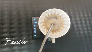 手冲咖啡  Blue Bottle Coffee Dripper 蓝瓶子 滤杯 清澄灰 云南 日晒 [upl. by Anecusa462]