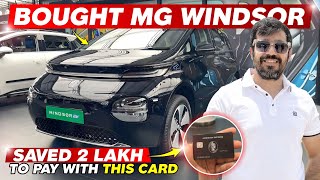 Purchased MG Windsor EV  Saved 2 lakh to pay with this card  Launching 2 DD Studios backtoback😍 [upl. by Hamitaf]