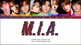 stray kids quotmiaquot ot8 ver lyrics  color coded engromhan [upl. by Enrica]