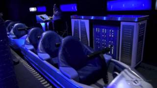 Space Mountain Front Row Nightvision HD Magic Kingdom Walt Disney World [upl. by Nodnart]