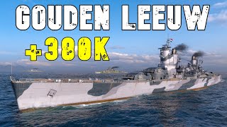 World of WarShips Gouden Leeuw  5 Kills 381K Damage [upl. by Keller]