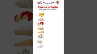 Cheeses Vocabulary in English  Learn Popular Cheese Names learnenglish englishvocabulary english [upl. by Norved]