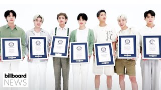 BTS Officially Join the 2022 Guinness World Records Hall of Fame  Billboard News [upl. by Kentiga644]