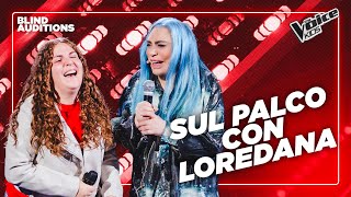 “Ma il cielo è sempre più blu” con Martina e Loredana a The Voice Kids 3  Blind Auditions [upl. by Anirol]