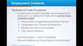 Employment Contracts  Employment Law 101wmv [upl. by Nylyahs236]