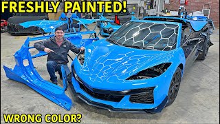 Rebuilding A Wrecked 2023 Corvette C8 Part 9 [upl. by Pickett]