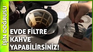 Makinede Filtre Kahve Nasıl Yapılır [upl. by Einnus]