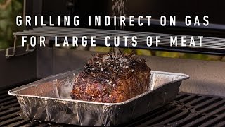 Indirect Gas Cooking Method  RibEye Roast amp Other Large Cuts [upl. by Katherin]