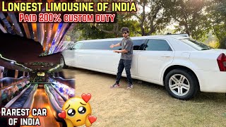 Car nhi ₹3cr ka Ghar hai yeh Imported Chrysler Limousine in India 👌 [upl. by Thomson]