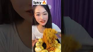 Chinese Eating Spicy Food Challenge shorts 8 shorts mukbang [upl. by Alidia]