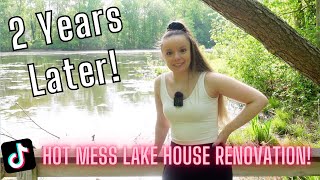 WE BOUGHT A HOME SIGHT UNSEEN  2 YEARS LATER HOUSE TOUR  HOT MESS LAKE HOUSE RENOVATION  LEXI DIY [upl. by Annaegroeg]