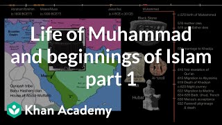 Life of Muhammad and beginnings of Islam part 1  World History  Khan Academy [upl. by Chor16]