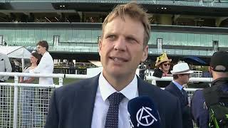 BELCLARE WINS AT RANDWICK  Bjorn Baker amp Tyler Schiller Interview [upl. by Giesser320]