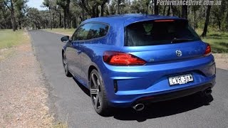 2015 Volkswagen Scirocco R 0100kmh amp engine sound DSG [upl. by Hirsch]