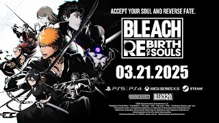 BLEACH Rebirth of Souls  Announcement Trailer Japanese Sub 🔥 [upl. by Hamlani443]