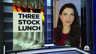 3Stock Lunch IBM UPS amp Newmont Corp [upl. by Adelice]