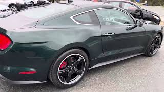 2020 mustang Bullitt highlands green 11245km manuel 6vitesses banc recaro brembo l2422 a voir [upl. by Aizirk]