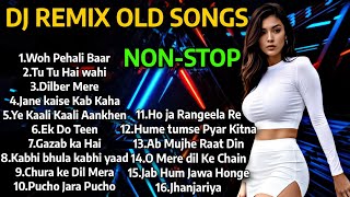 DJ REMIX OLD SONGS  DJ NONSTOP MASHUP 2024  80S90S HINDI SONGS  Old Remix songs HARD BASS [upl. by Drolyag327]