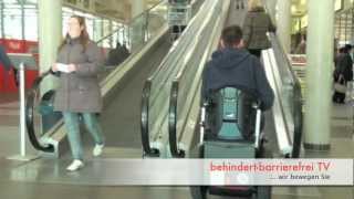 Rollstuhl Segway Laufband Rollband statt Treppe [upl. by Siroled210]