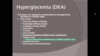 Diabetic Emergencies for the EMT Lecture [upl. by Alleb89]