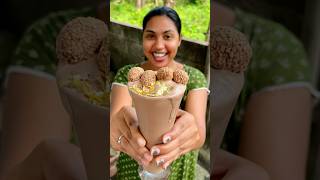 Ferrero shake 🫨 food couple trendingshorts [upl. by Ahsehat477]