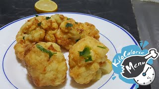 chou fleur frit  recette facile [upl. by Garrot]