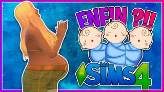 ON ACCOUCHE DE TRIPLÉS  👶👶👶 100 BABY CHALLENGE  SIMS 4 [upl. by Okemak755]