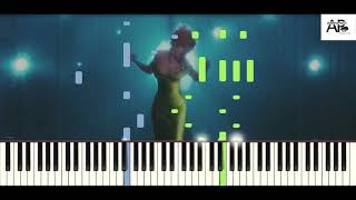 Christina Aguilera  Bound to You  Adelina Piano synthesia tutorial [upl. by Riess]