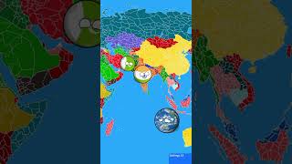 Pollution on earth map nutshell socialmessage countryballs worldprovinces india pakistanlove [upl. by Schuster]